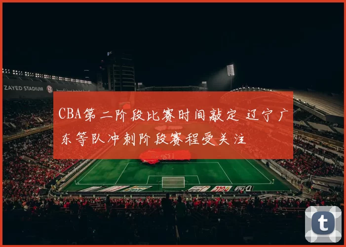 CBA第二阶段比赛时间敲定 辽宁广东等队冲刺阶段赛程受关注